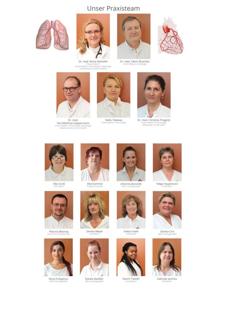 Praxisteam2 Lungenärztin Nothofer